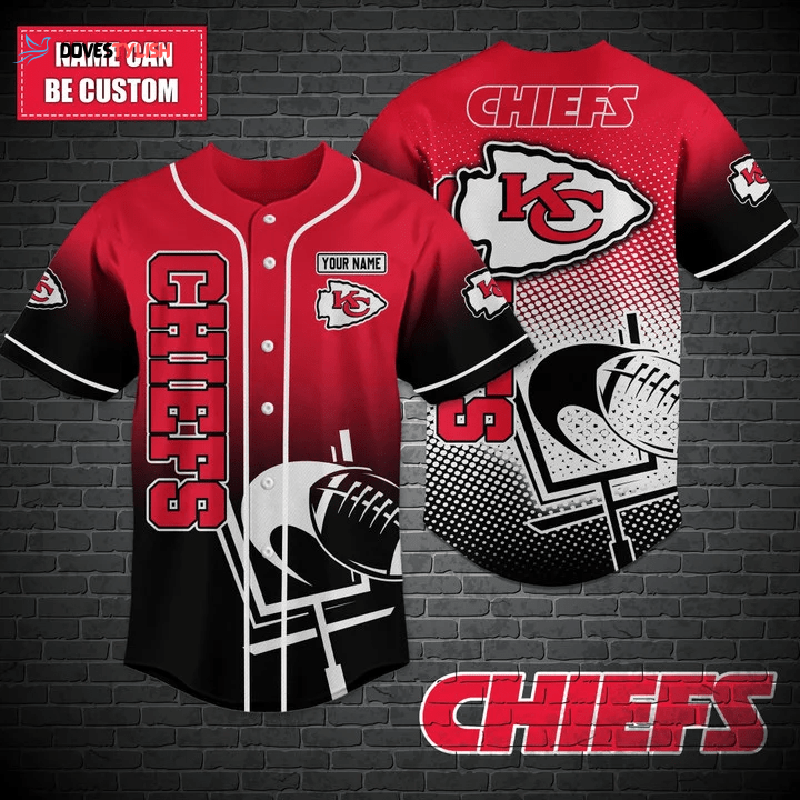 Kansas City Chiefs Personalized Baseball Jersey Kansas City Chiefs Personalized Baseball Jersey
