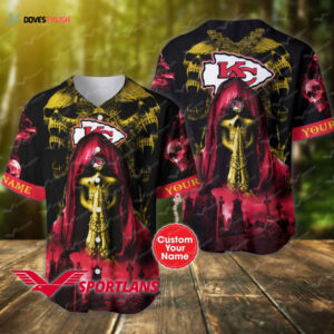 Kansas City Chiefs Personalized Baseball Jersey