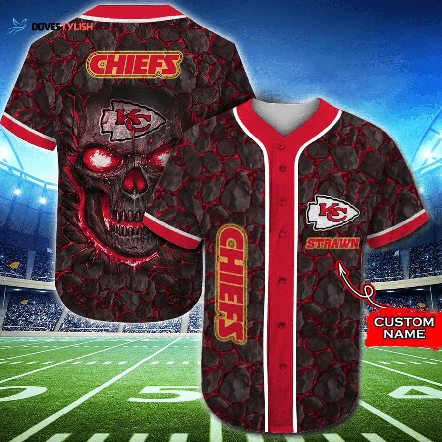 Kansas City Chiefs Personalized Baseball Jersey Kansas City Chiefs Personalized Baseball Jersey