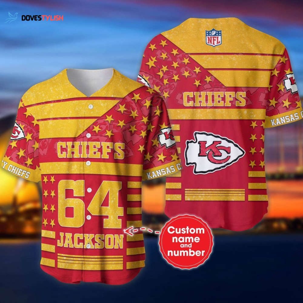 Kansas City Chiefs Personalized Baseball Jersey Kansas City Chiefs Personalized Baseball Jersey