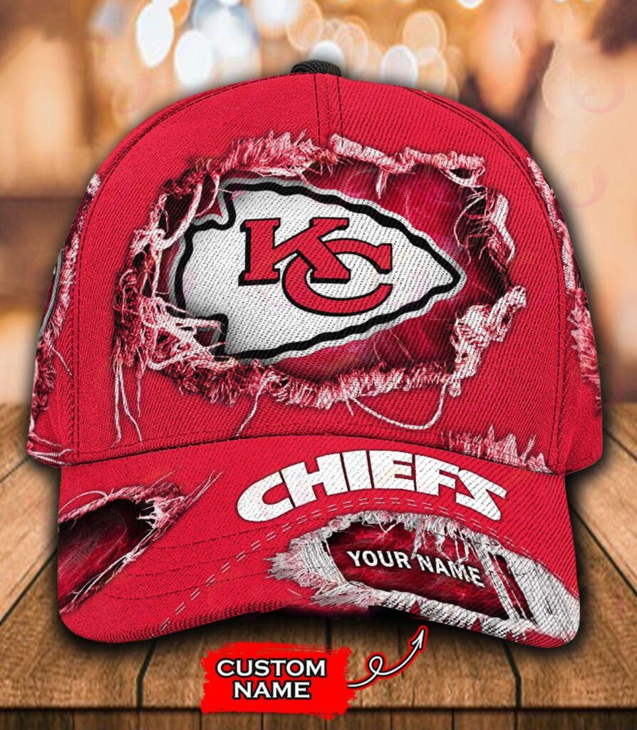 Kansas City Chiefs-Personalized NFL Classic Cap-V2 Kansas City Chiefs-Personalized NFL Classic Cap-V2