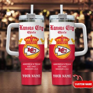 Kansas Ci Gift for Fans Chiefs Personalized NFL Corona Ex Gift for Fans 40oz S Gift for Fans  Gift for Fans  Gift for Fans
