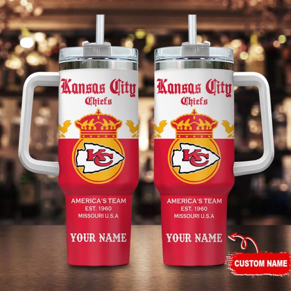 Kansas Ci Gift for Fans Chiefs Personalized NFL Corona Ex Gift for Fans 40oz S Gift for Fans  Gift for Fans  Gift for Fans