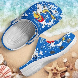 Kansas Jayhawks Clog Shoes, Water Shoes – Gift for Men Women Fans – Gift for Men Women Fans