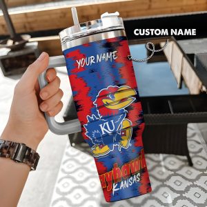 Kansas Jayhawks Stanley Tumbler - Gift for Fan Men Women