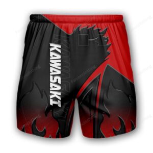 Kawasaki  Personalized Fashion Men Hawaiian Shorts Pant