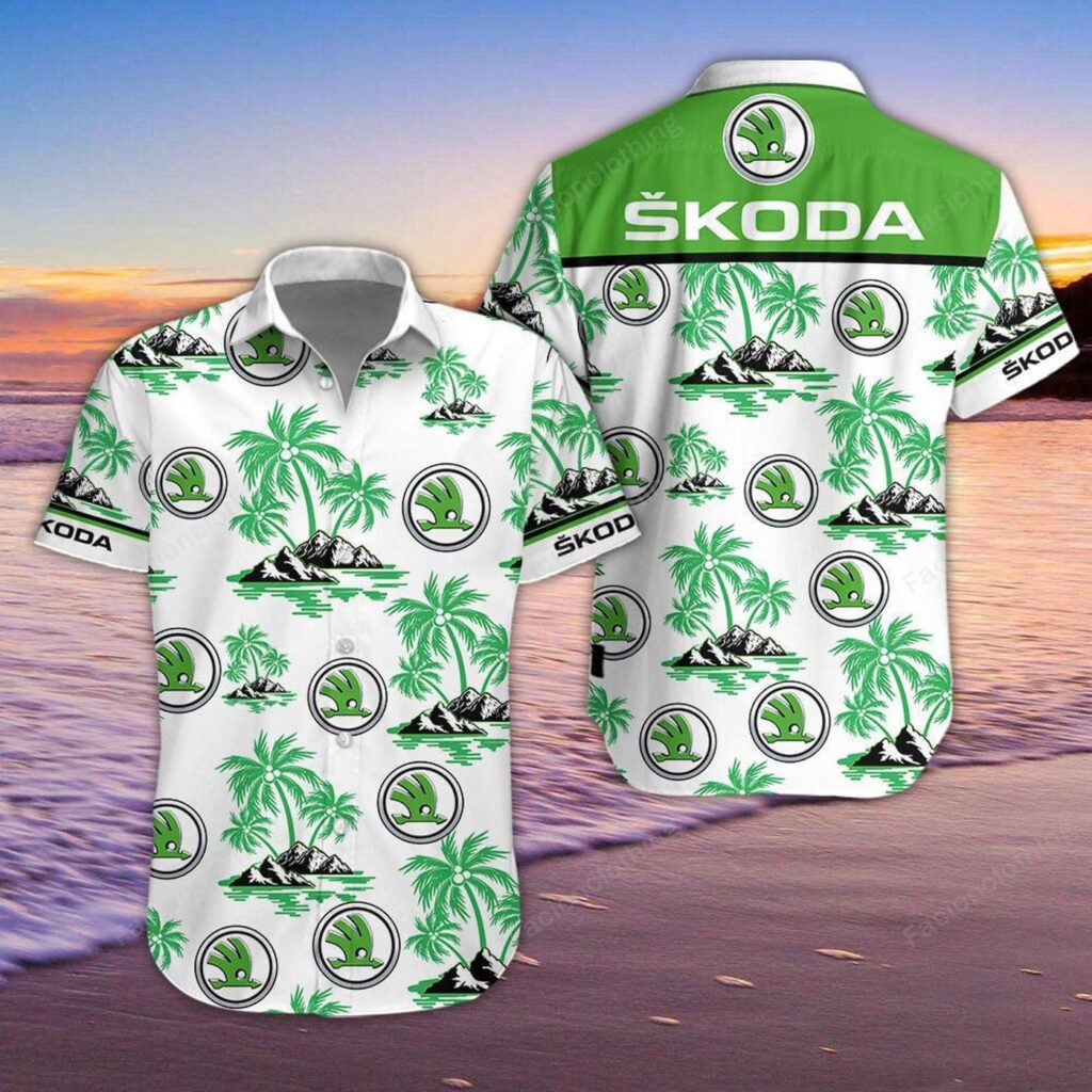 ?koda Personalized Fashion Hawaiian Shirt and Men Hawaiian Shorts Pant ?koda Personalized Fashion Hawaiian Shirt and Men Hawaiian Shorts Pant