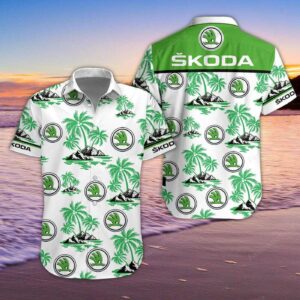 ?koda Personalized Fashion Hawaiian Shirt and Men Hawaiian Shorts Pant