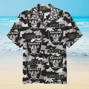Las Vegas Raiders Camo For Fans Hawaiian Shirt Gift for Men Women Fans