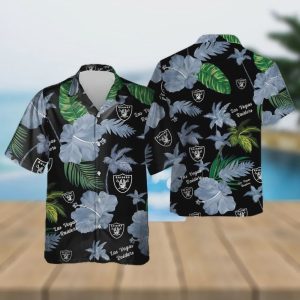 Las Vegas Raiders Color Hibiscus Hawaiian Shirt Gift for Men Women Fans