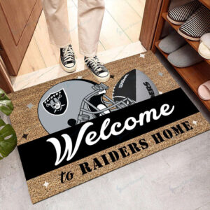 Las Vegas Raiders Doormat Home Decor 2025