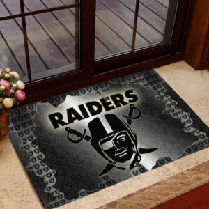 Las Vegas Raiders Doormat Home Decor 2025