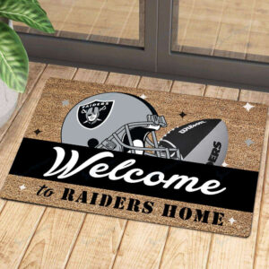 Las Vegas Raiders Doormat Home Decor 2025