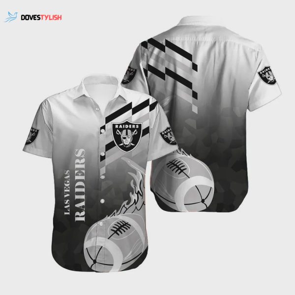 Las Vegas Raiders Fire Ball Hawaiian Shirt Gift for Men Women Fans