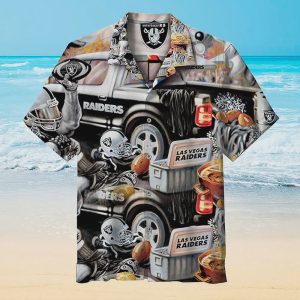 Las Vegas Raiders Funny Hawaiian Shirt Gift for Men Women Fans 3