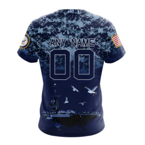 Las Vegas Raiders Honor US Navy Veterans Unisex T-Shirt For Fans Gifts 2025