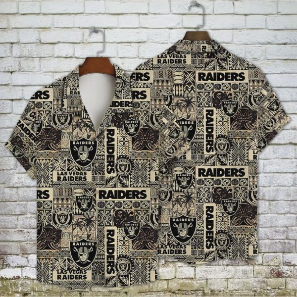 Las Vegas Raiders – National Football League 2023 AOP Hawaiian Shirt Gift for Men Women Fans Unisex Gift Tee 2024