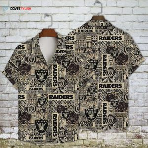 Las Vegas Raiders – National Football League 2023 AOP Hawaiian Shirt Gift for Men Women Fans Unisex Gift Tee 2024