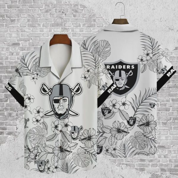 Las Vegas Raiders – National Football League 2023 AOP Hawaiian Shirt Gift for Men Women Fans Unisex Gift Tee 2024