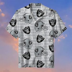 Las Vegas Raiders Print Full 3d Hawaiian Shirt Gift for Men Women Fans 3