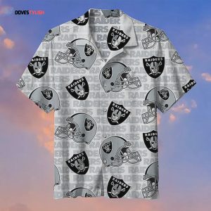 Las Vegas Raiders Print Full 3d Hawaiian Shirt Gift for Men Women Fans