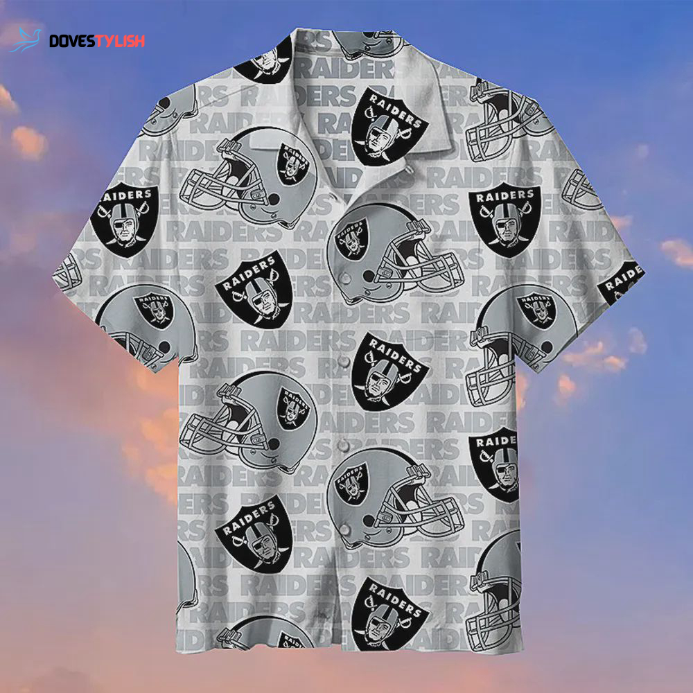 Las Vegas Raiders Print Full 3d Hawaiian Shirt Gift for Men Women Fans Las Vegas Raiders Print Full 3d Hawaiian Shirt Gift for Men Women Fans