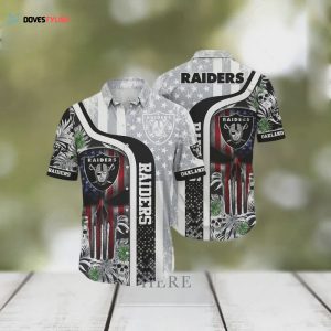 Las Vegas Raiders Skull Halloween Hawaiian Shirt Gift for Men Women Fans