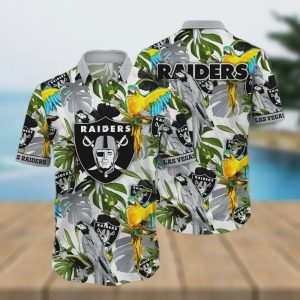Las Vegas Raiders Special Floral Tropical Colorful Hawaiian Shirt Gift for Men Women Fans