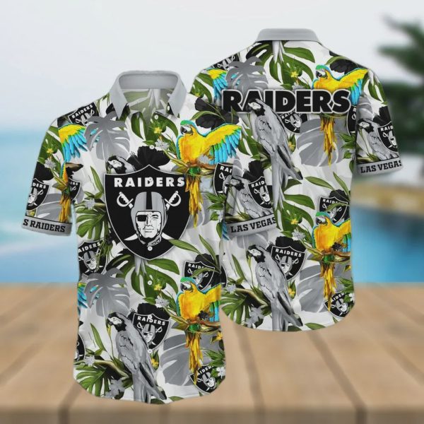Las Vegas Raiders Special Floral Tropical Colorful Hawaiian Shirt Gift for Men Women Fans