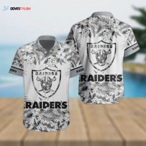 Las Vegas Raiders Special Floral Tropical Team Hawaiian Shirt Gift for Men Women Fans