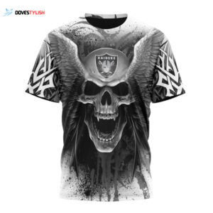 Las Vegas Raiders Special Kits With Skull Art Unisex T-Shirt For Fans Gifts 2025