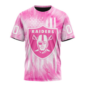 Las Vegas Raiders Special Pink Tie-Dye Unisex T-Shirt For Fans Gifts 2025
