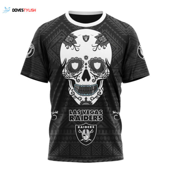 Las Vegas Raiders Specialized Kits For Dia De Muertos Unisex T-Shirt For Fans Gifts 2025