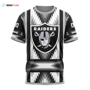 Las Vegas Raiders Specialized Pattern Native Concepts Unisex T-Shirt For Fans Gifts 2025