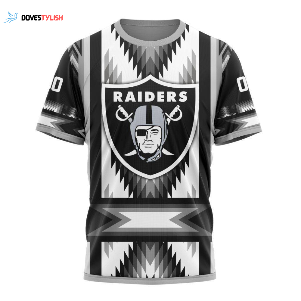 Las Vegas Raiders Specialized Pattern Native Concepts Unisex T-Shirt For Fans Gifts 2025 Las Vegas Raiders Specialized Pattern Native Concepts Unisex T-Shirt For Fans Gifts 2025