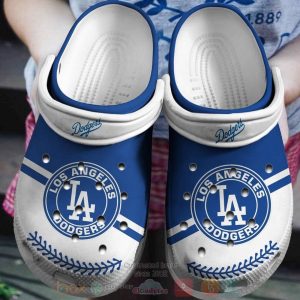 Los Angeles Dodgers White-Blue Clogs Crocband Shoes – Gift for Men Women Fans – Gift for Men Women Fans