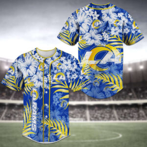 Los Angeles Rams Baseball Jersey Personalized 2025