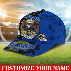 Los Angeles Rams NFL 3D Personalized Classic Cap DTCA280219