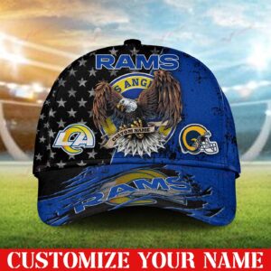 Los Angeles Rams NFL 3D Personalized Classic Cap DTCA280219