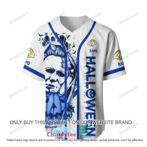 Los Angeles Rams Personalized Baseball Jersey