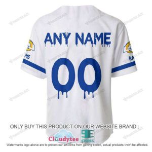 Los Angeles Rams Personalized Baseball Jersey 3