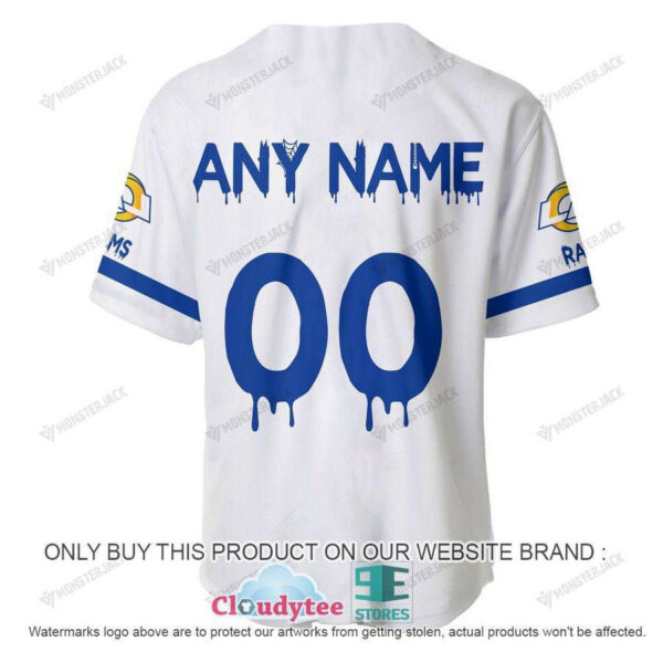Los Angeles Rams Personalized Baseball Jersey