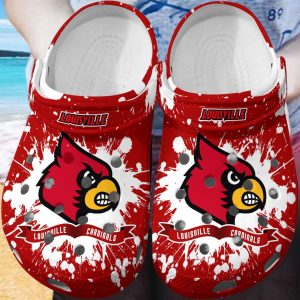 Louisville Cardinals Clog Shoes, Water Shoes – Gift for Men Women Fans – Gift for Men Women Fans