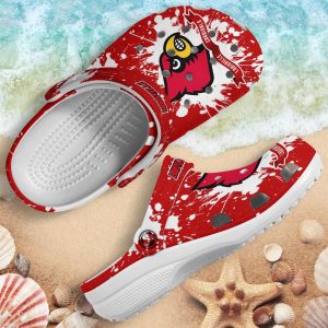 Louisville Cardinals Clog Shoes, Water Shoes - Gift for Men Women Fans - Gift for Men Women Fans 3
