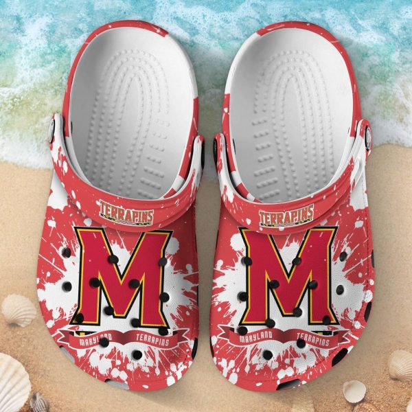 Maryland Terrapins Clog Shoes, Water Shoes – Gift for Men Women Fans – Gift for Men Women Fans