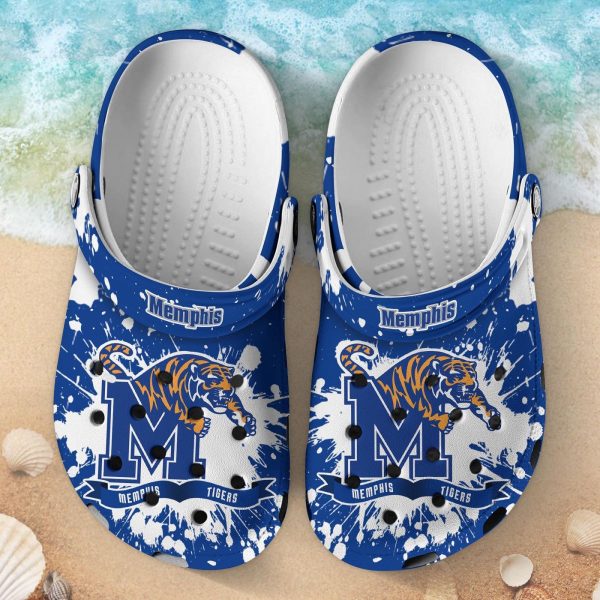 Memphis Tigers Clog Shoes, Water Shoes – Gift for Men Women Fans – Gift for Men Women Fans