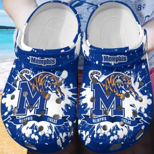 Memphis Tigers Clog Shoes, Water Shoes - Gift for Men Women Fans - Gift for Men Women Fans