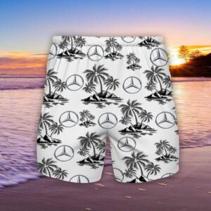 Mercedes-Benz Personalized Fashion Hawaiian Shirt and Men Hawaiian Shorts Pant