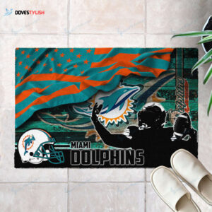 Miami Dolphins Doormat Home Decor 2024 2025 26