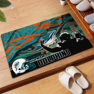 Miami Dolphins Doormat Home Decor 2024 2025 26